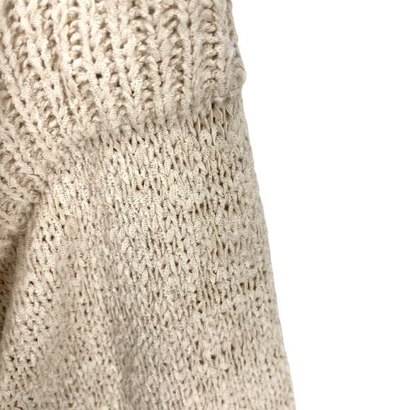 PINK LILY Women's Long KNIT STRAIGHT SKIRT Beige STRETCHY Size LARGE - Picture 3 of 4